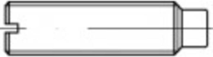 Produktbild Toolcraft Madenschraube M6 30 mm Stahl 1 (100 Schrauben pro Stück)
