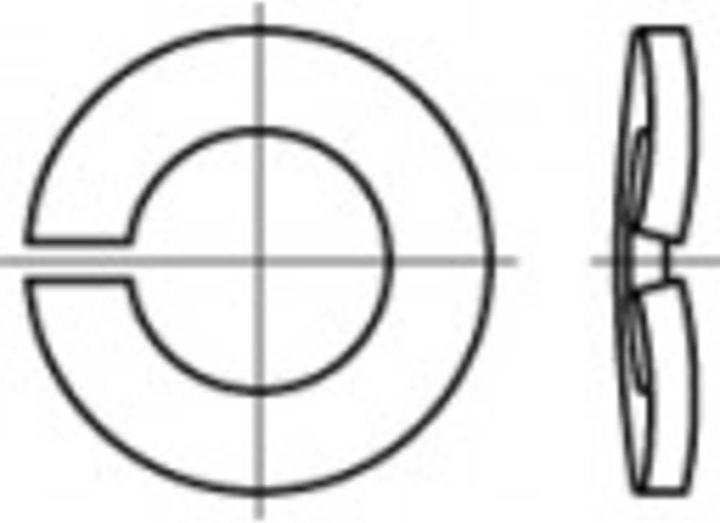 Produktbild Toolcraft Federringe Innen-Durchmesser: