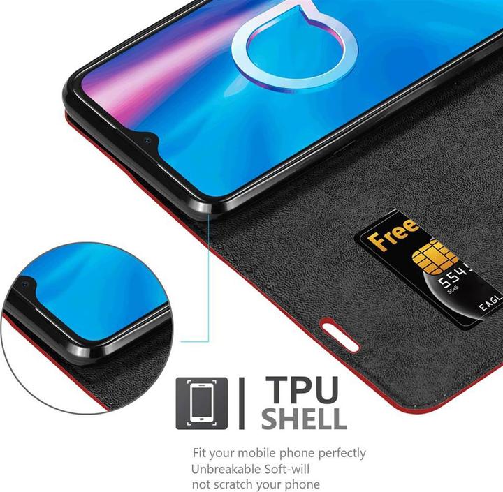 Productafbeelding Cadorabo Boek Onzichtbare Magneethoes (Alcatel 1S (2020))