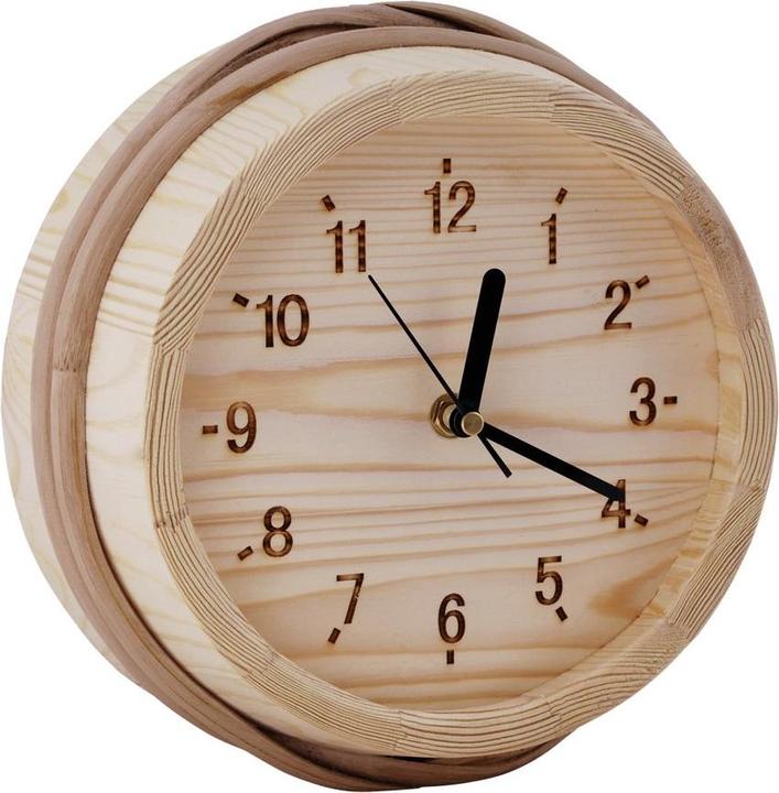 Image du produit HaLu Horloge de sauna en bois de conifère