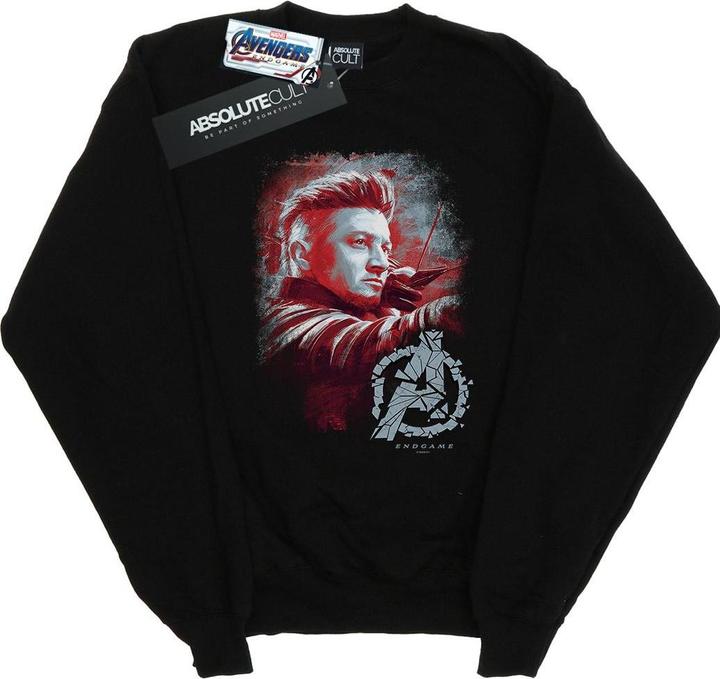 Avengers Endgame Hawkeye gebürstet Baumwolle Sweatshirt