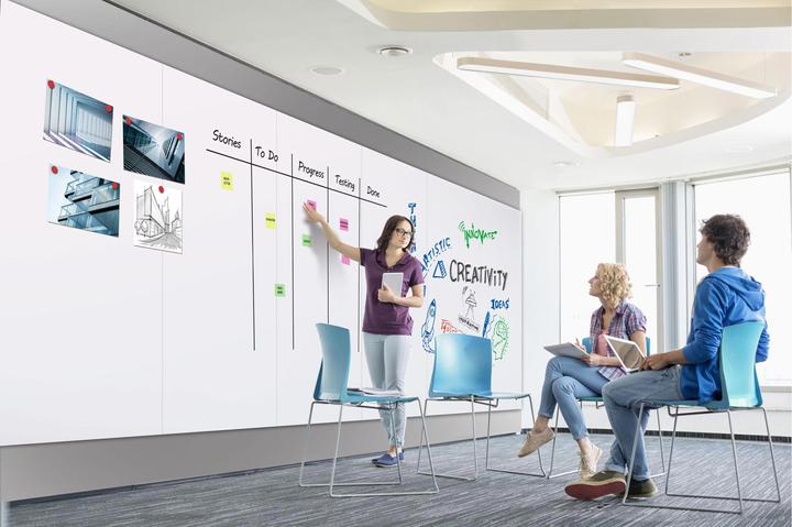 Actual product image Legamaster Whiteboard 119.5x200x3.2cm