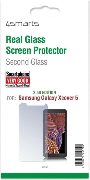 Image du produit 4smarts Second Glass 2.5D (1 pièce(s), Samsung Galaxy Xcover 5)