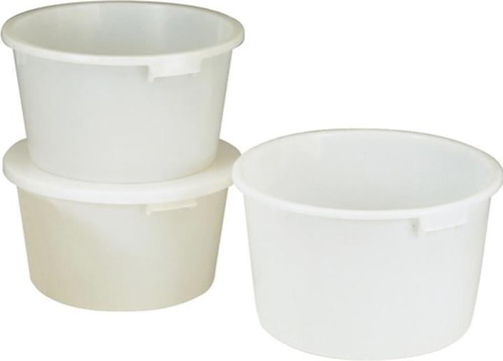 Produktbild Craemer Bottich 65 l HD-Polyethylen weiss mit Griffmulden Ø 590 mm Höhe 330 mm