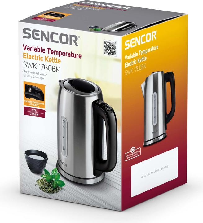 Produktbild Sencor SWK 1760BK Silber (1.70 l)
