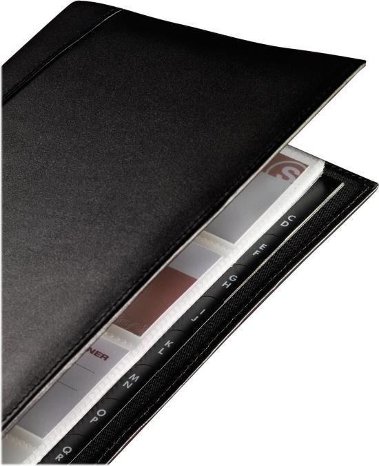 Actual product image Sigel Ice Business card ring binder Torino (9 x 6 cm)