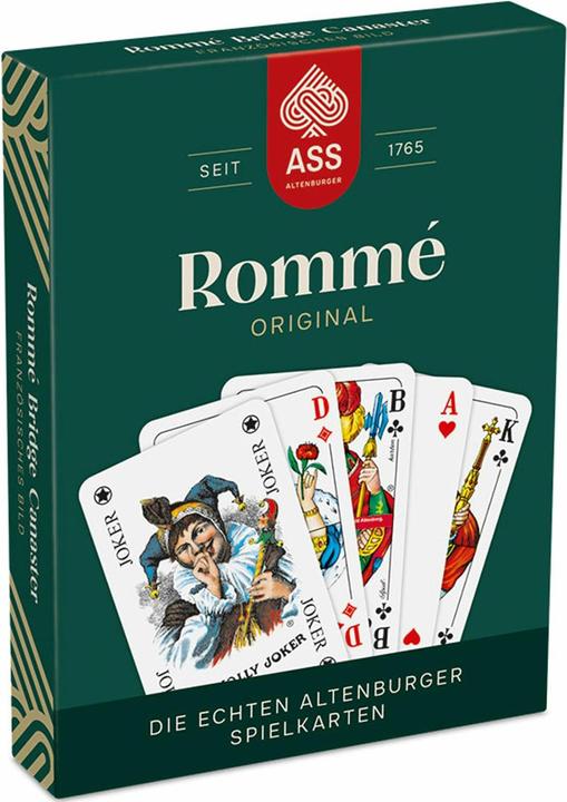Actual product image Cartamundi Romme/Canasta/Bridge 2x55 cards in card box (German)