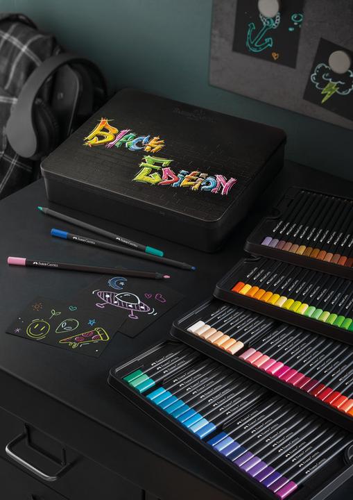 Image du produit Faber-Castell Matite colorate Édition noire (Multicolore, 100 x)