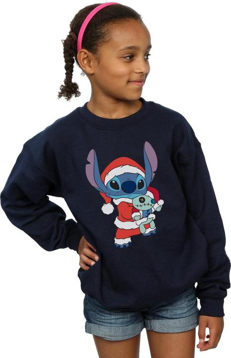 Immagine prodotto Disney Lilo And Stitch Stitch Christmas Felpa Ragazze (140, 146)