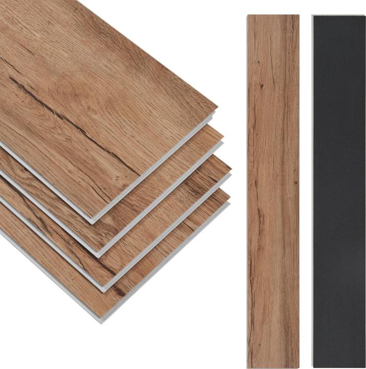 Image du produit neu.holz SPC Klickboden Okapirg 80 Dekordielen 17,568 m² Nordic Oak () (Sol en vinyle, 17.57 m²)
