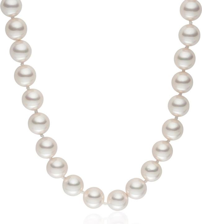 Produktbild Lulu & Jane Damen Messing Muschelkernperle silber 50,0 cm - 29591 (Messing, 50 cm)