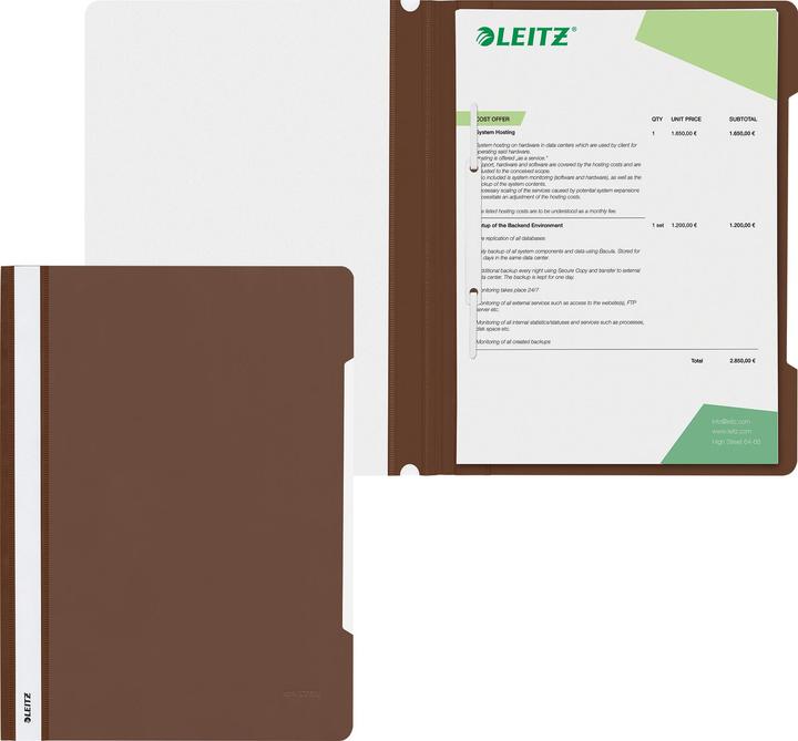 Produktbild Leitz Standard Plastik-Hefter (A4, 1 x)