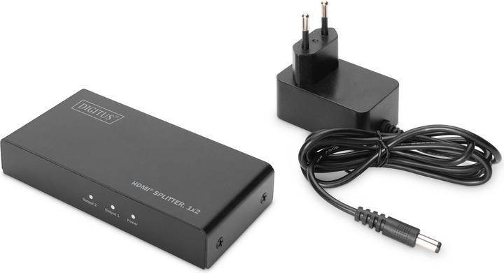 Actual product image Digitus HDMI® Splitter, 1x2, 4K / 60 Hz with Downscaler