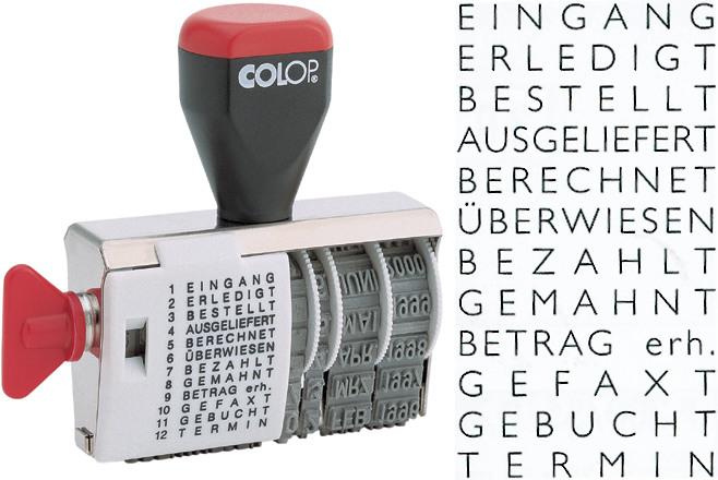 Actual product image Colop Date stamp