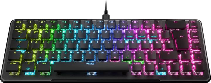 Roccat Vulcan II Mini gaming keyboard, mechanical, linear keys, black (DE, Cable)