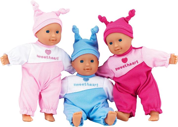Dolls World DOLLSWORLD Little Love Puppe, ast.3, CDU
