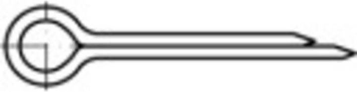 Immagine prodotto Toolcraft Perni spaccati DIN 94 100 mm acciaio ga