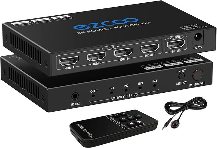 Actual product image Ezcoo HDMI Switch