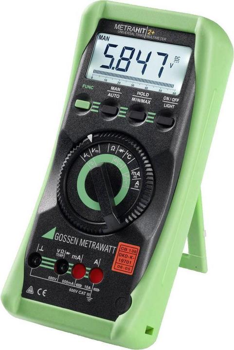 Image du produit Gossen Multimètre à main numérique Metraw (CAT III 600V)
