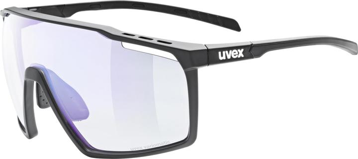 Uvex Sports mtn perform V (Black Matt, variomatic litemirror blue (S1-3))