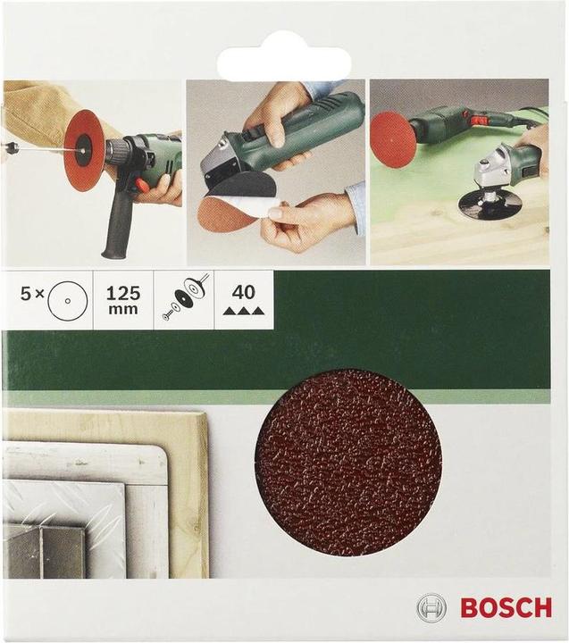Actual product image Bosch Zubehör Sandpaper for sanding point (40, 60, 80, 120, 180)
