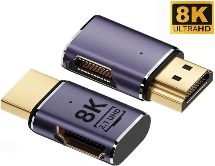 Produktbild PowerGuard HDMI auf HDMI 2.1 90-Grad Winkel Left Adapter (HDMI)