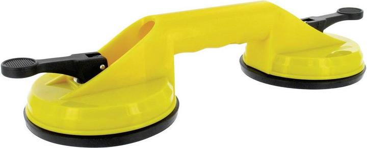 Actual product image Toolland Double suction cup Color: Yellow Tr (60 kg)