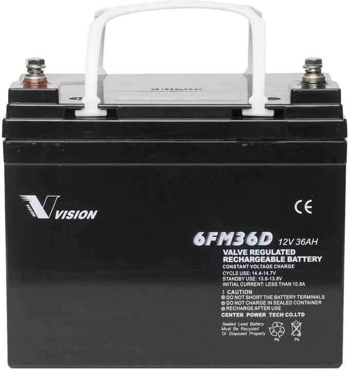 Actual product image Vision Solar battery 12 V 36 Ah Batteries FM- (12 V, 36000 mAh)