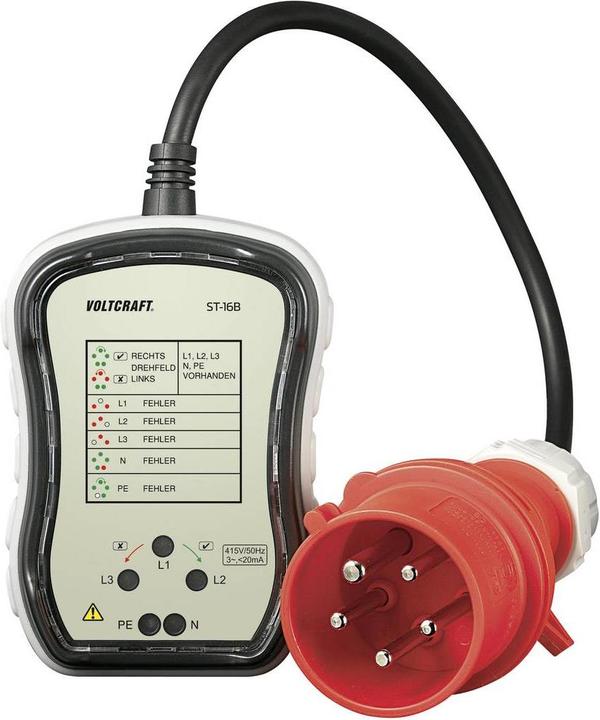 Actual product image Voltcraft Socket tester (CAT III 300V)