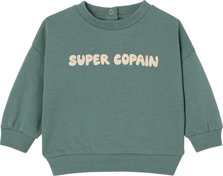 Produktbild Vertbaudet Baby Sweatshirt mit Druckknöpfen hinten und Recycling-Polyester (92)