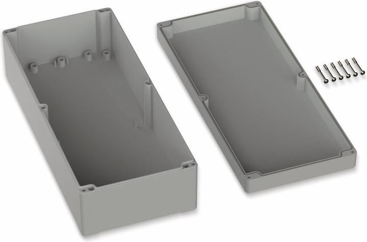 Image du produit Pollini Boîtier, 5U250100, 360x160x100 mm POLLIN, IP66, gris clair