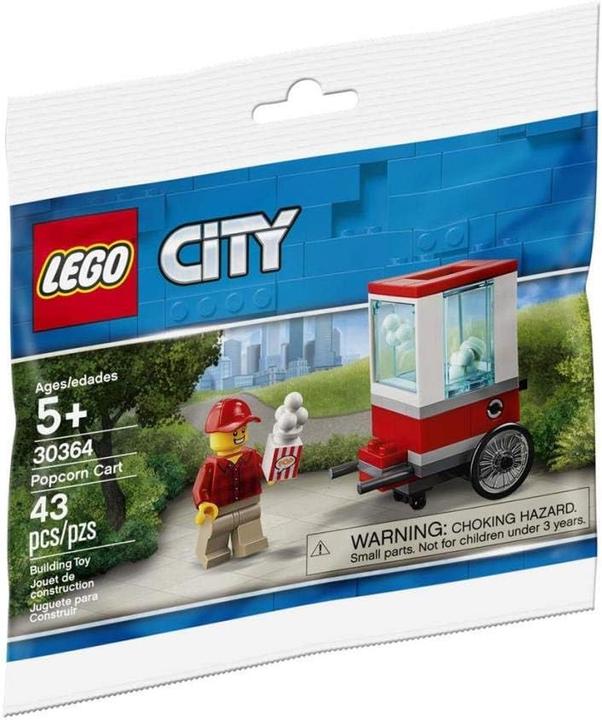Image du produit LEGO Chariot à pop-corn City (30364, LEGO City)