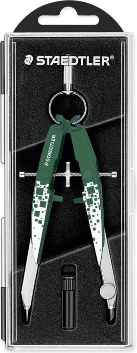 Actual product image Staedtler Precision/geometry compass Mars Comfort, green Spindle guide, round spring head, centre drive