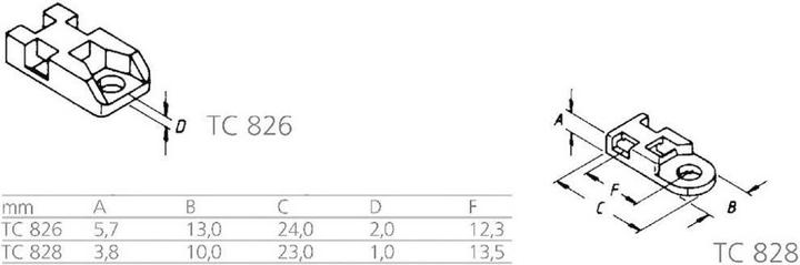Produktbild Lapp Befestigungssockel schraubbar (Befestigungsschlaufen, 23 mm, 1000 Stk.)