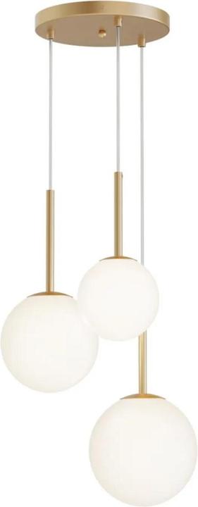Actual product image Maytoni Basic form pendant lamp, pendant lamp 3x E14 45cm gold colour (E14)
