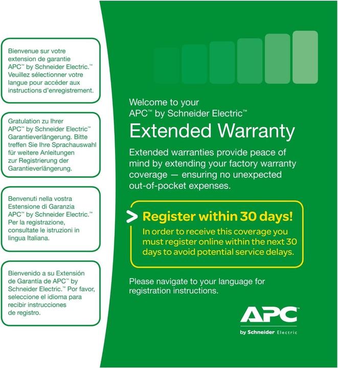 Image du produit APC 1YR GARANTIE ÉTENDUE POUR (1)