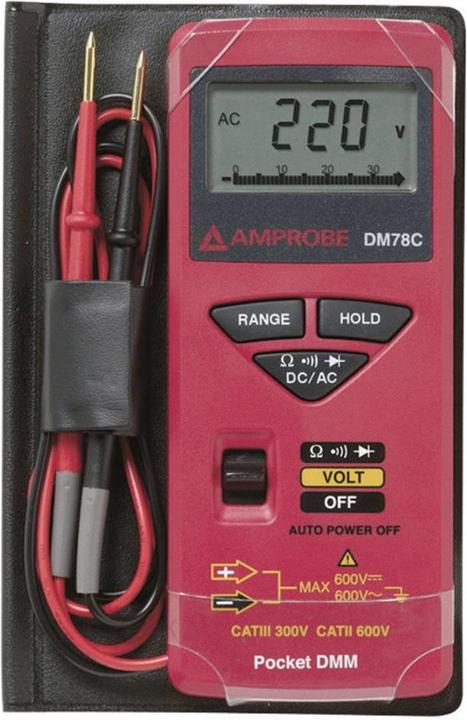 Beha Amprobe Hand-Multimeter digital DM78C (CAT II 600V, CAT III 300V)