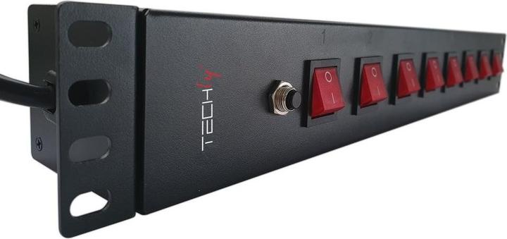 Produktbild Techly 8 ways 19inch Rack Power Strip (8 x, CEE 7/3, 1.80 m)