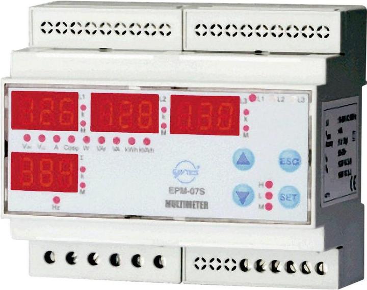 Actual product image Entes EPM-07S-DIN Mains analyzer (Analyzer)