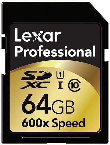 Lexar Professional 64GB SDXC, UHS-I, 600x 10 (64 GB, SDXC)