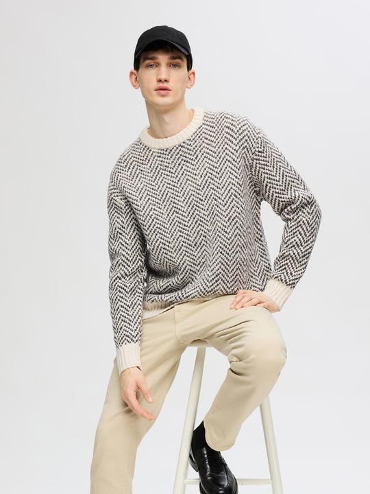 Actual product image Selected Homme Herringbone jumper (M)