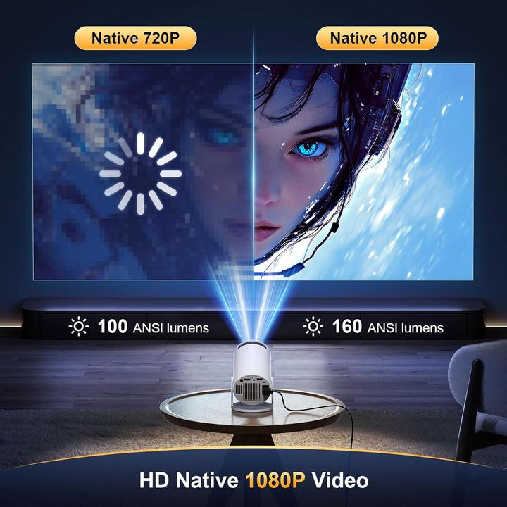 Produktbild Magcubic Smart Beamer HY300, 4K Full HD 1080P (Full HD)