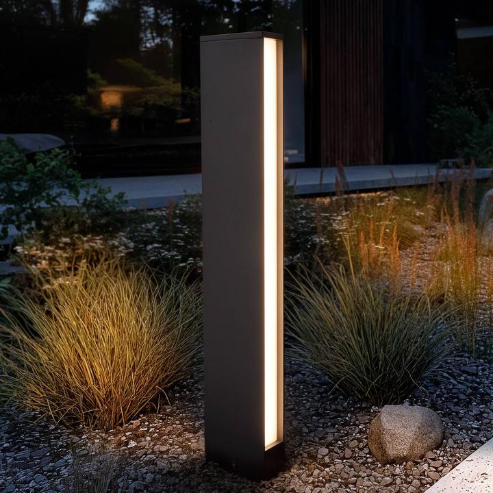 Produktbild Lucande Lirka 2 Aussen Garten Leuchte Dark Grey/White (IP54)