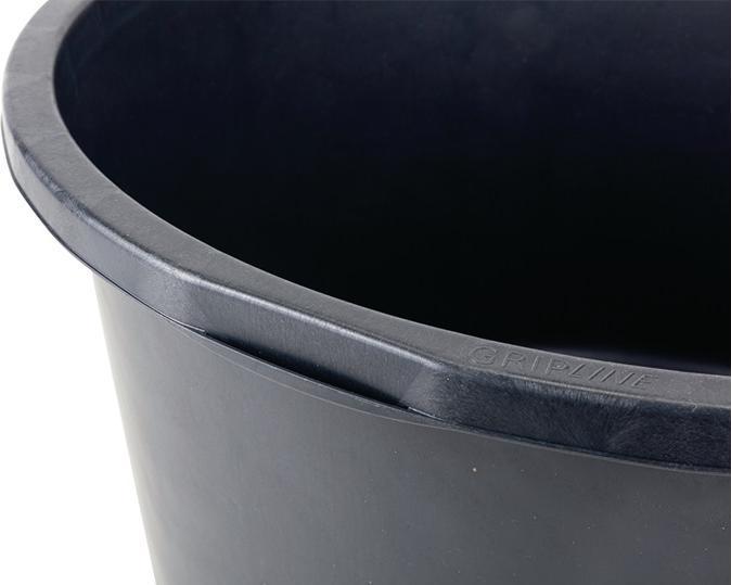 Produktbild HP Autozubehör Mörtelkübel GRIPLINE-O 90 l verstärkter Rand schwarz