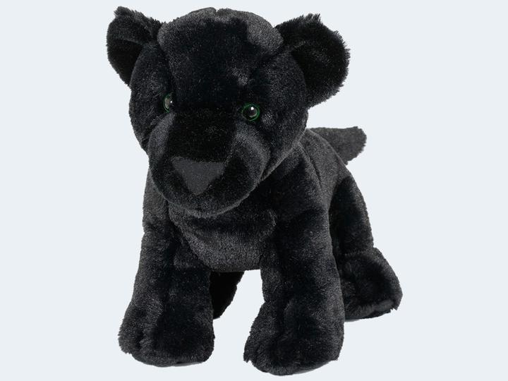Produktbild Semo Trigon Stofftier schwarzer Panther, 35 cm Kuscheltier Plüschtier, Wildtier Zootier Raubkatze (33 cm)
