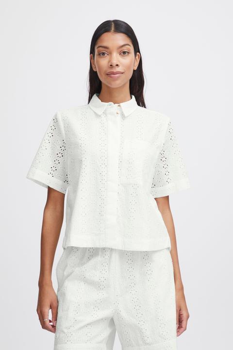 Actual product image B.young BYFENNI CROPPED BLOUSE 20814597 (38)