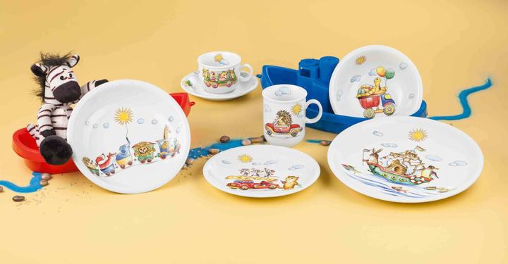 Actual product image Seltmann Kids plate speedy cars, set of 3