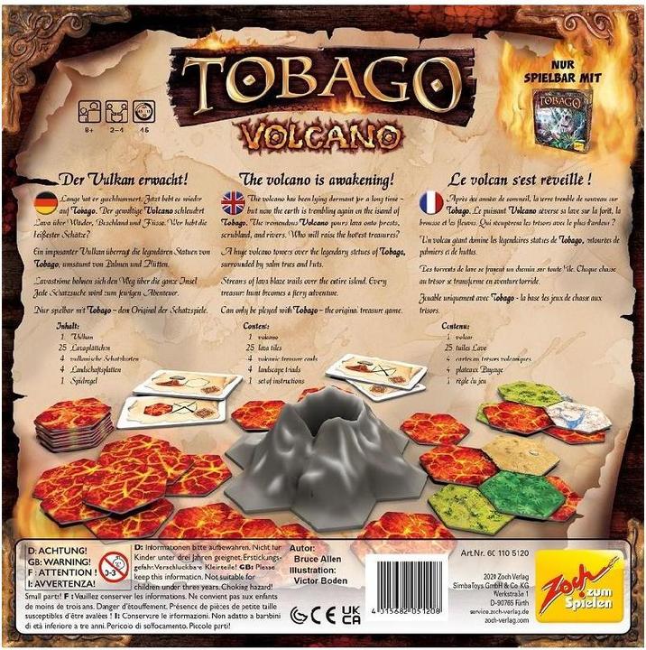 Actual product image Tobago Volcano (German)