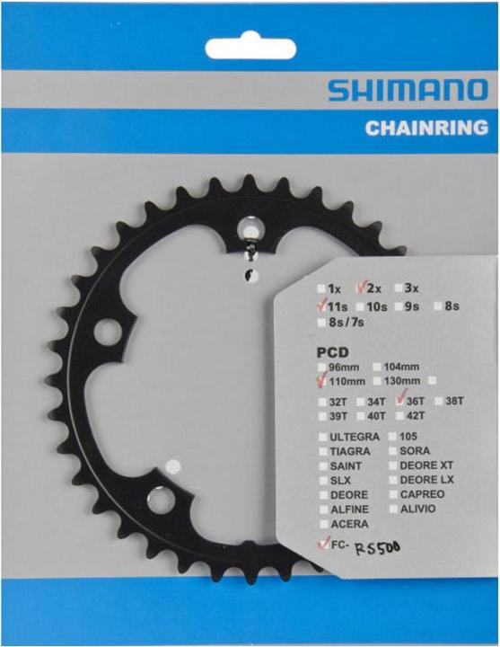 Produktbild Shimano FC-RS500 Kettenblatt 11-fach (52)
