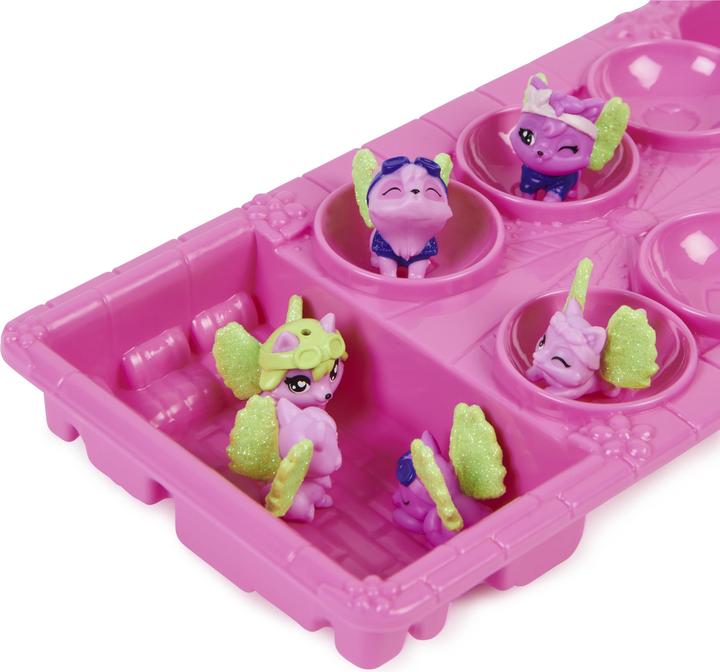 Immagine prodotto Hatchimals Cartone per uova Rainbowcation con famiglia di lupi, playset con 10 figure CollEGGtibles e 2 Zu